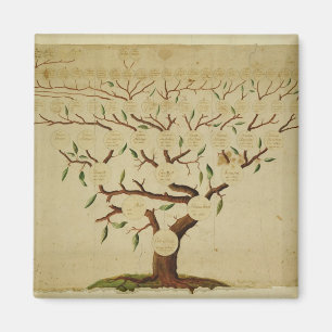 Bach Family Tree, c.1750-1770 Magnet
