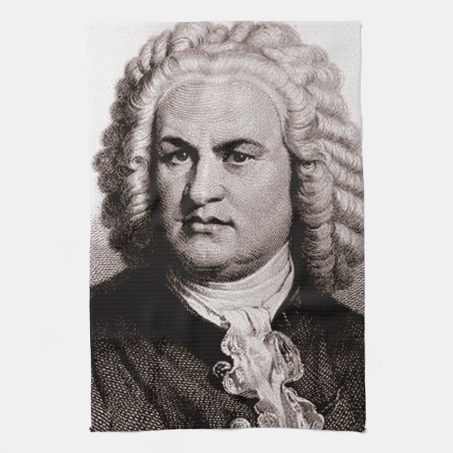 Bach Kitchen Towel (Vertical)