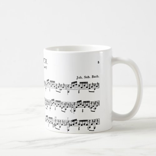 Bach Lute Prelude Coffee Mug