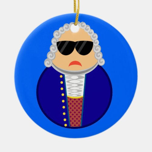 Bach Music Composer Classical Musician Gift Ceramic Ornament