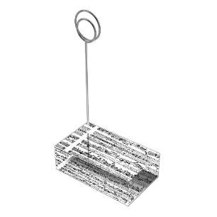 Bach music manuscript table number holder