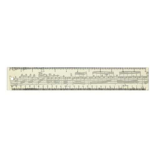 Bach Partita Music Manuscript Ruler