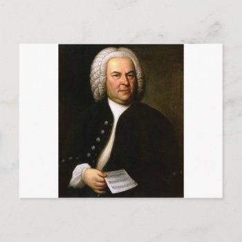 Bach Postcard by jimbuf at Zazzle
