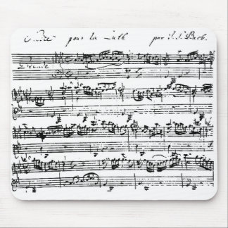 Bach score mousepad