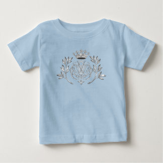 Bach Seal / Crest / Monogram in Silver Baby T-Shirt