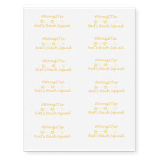 Bach Temporary Tattoos