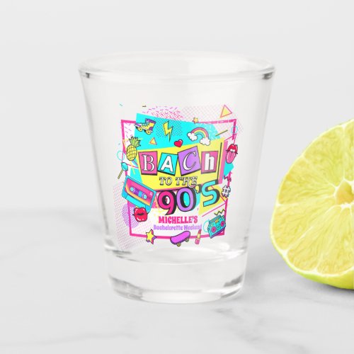 Bach to the 90s shot glass