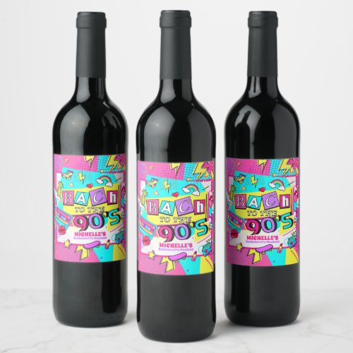 Bach to the 90s wine label
