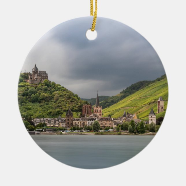 Bacharach am Rhein - Germany Ceramic Ornament (Front)