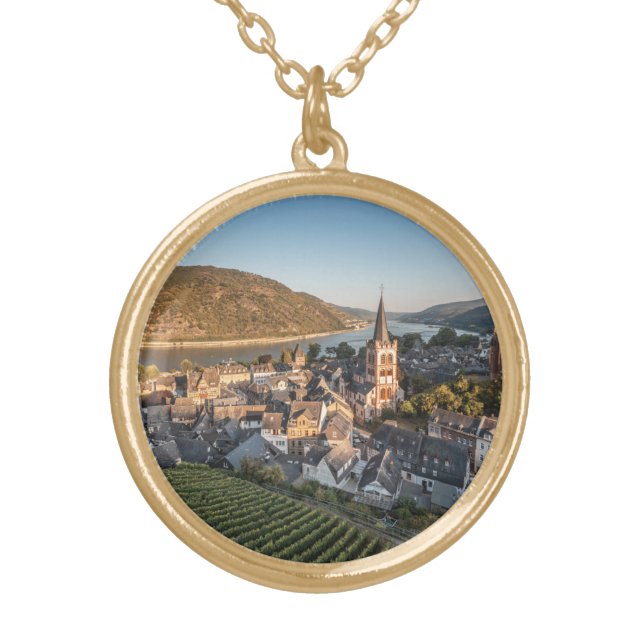 Bacharach Germany Gold Plated Necklace (Front)