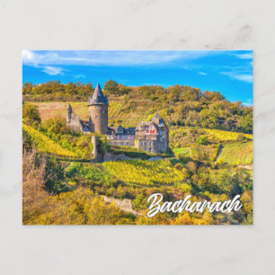 Bacharach, on the Rhine River, Germany Postcard