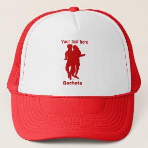 Bachata Bachata Dancers Silhouette Custom Trucker Hat