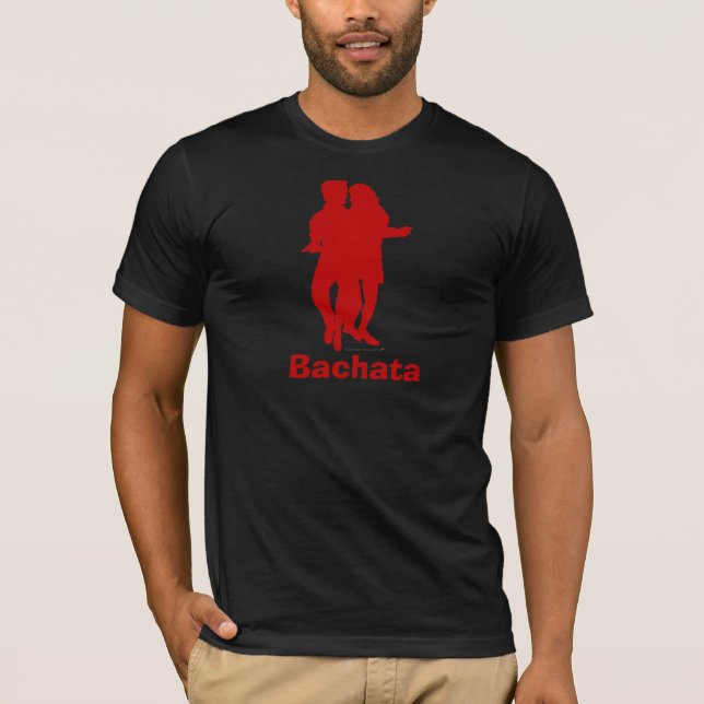 Bachata Bachata Latin Dancers Silhouette Dancewear T-Shirt (Front)