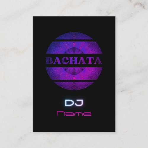 Bachata DJ Business Card