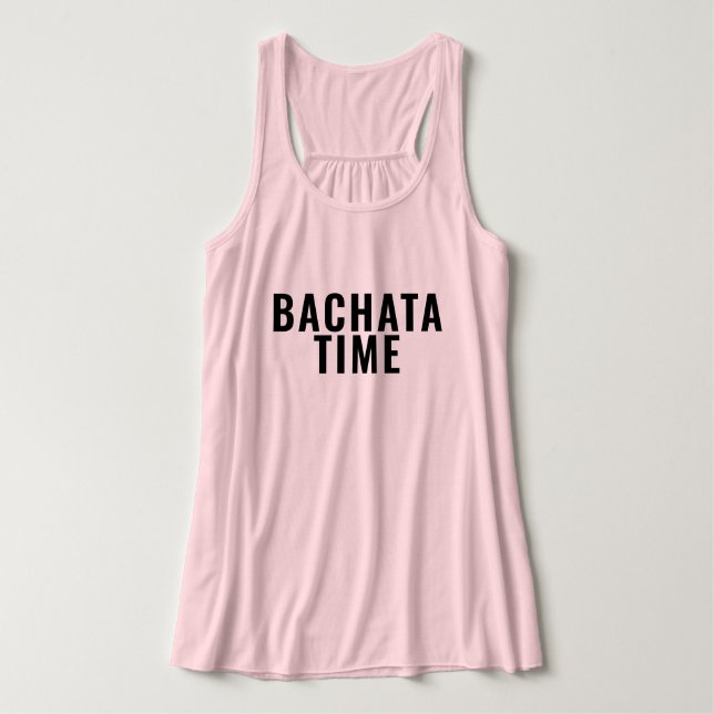 Bachata Time Tank Top (Design Front)