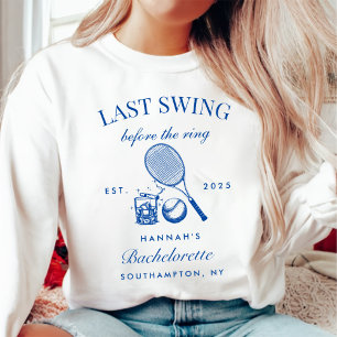 Bache Pink Last Swing Before The Ring Tennis Sweatshirt