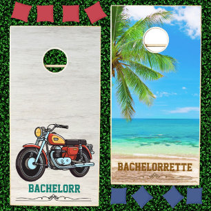 Bachelor Bachelorette Party Beach Fun Pre-Wedding Cornhole Set