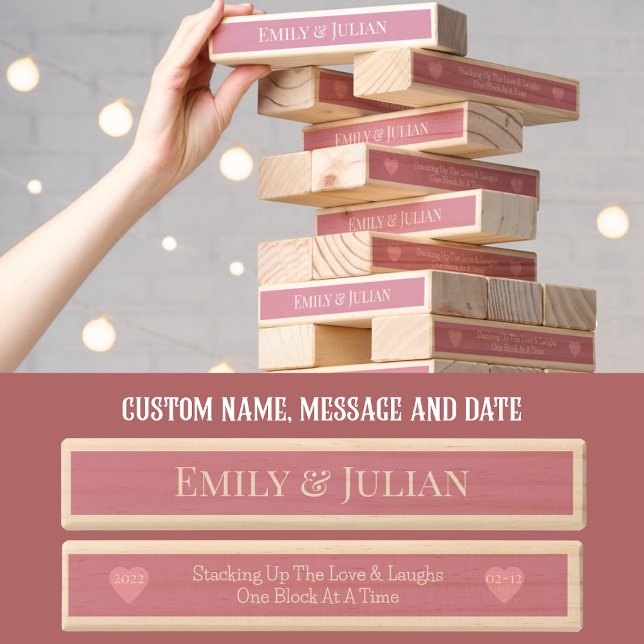 Bachelor & Bachelorette Party Topple Tower  (Creator Uploaded)