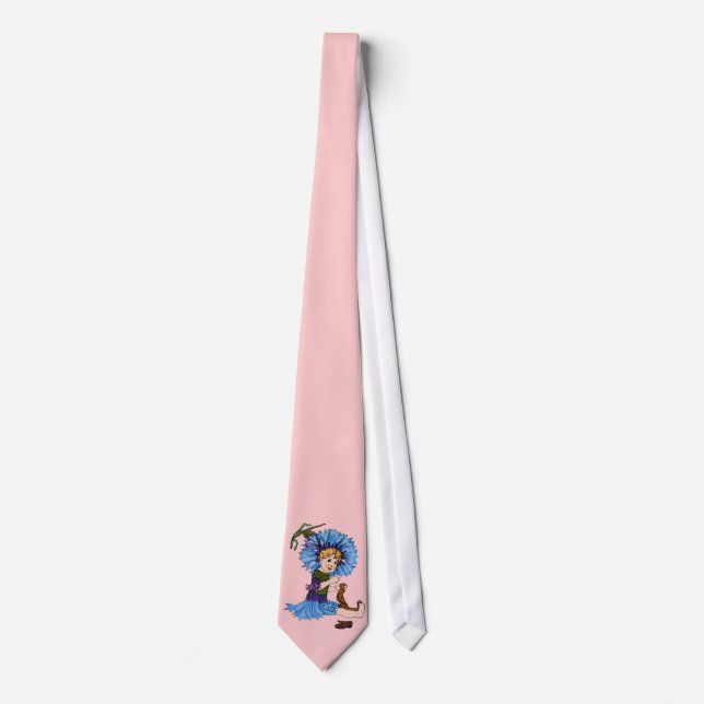 Bachelor Button Tie (Front)