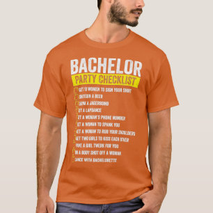 Bachelor checklist T-Shirt