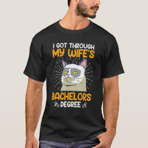Bachelor degree my wife survives bachelor 2023 T-Shirt
