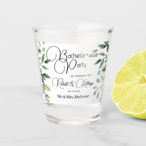 Bachelorette Party Foliage Shot Glass