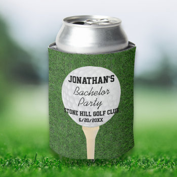 Bachelor Golfing Party Or Birthday Golfing Party Can Cooler by colorfulgalshop at Zazzle