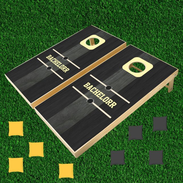 Bachelor Groom Pre-wedding Party Farmhouse Custom Cornhole Set (Creator Uploaded)