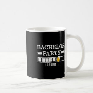 Bachelor Loading Groom Bride Party Funny Coffee Mug