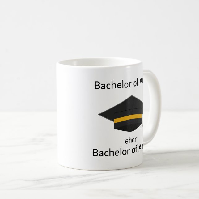 Bachelor of Angst Coffee Mug (Front Right)