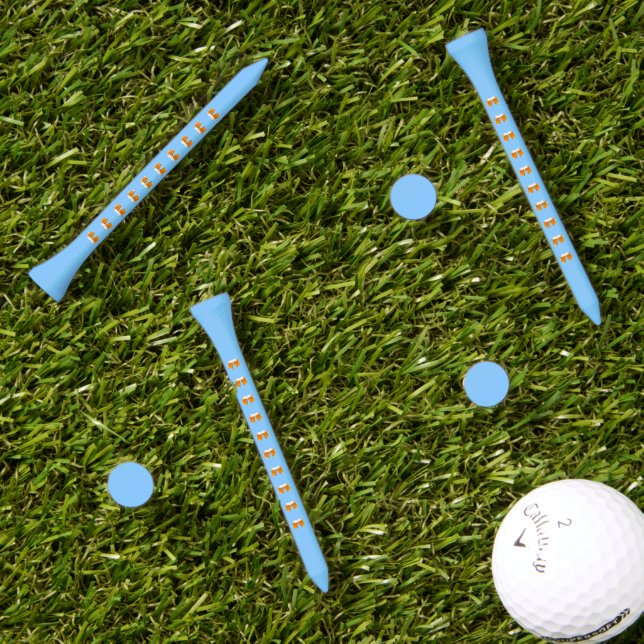 Bachelor Party Beer Cheers Wedding Golf Tees (Grass Multi)