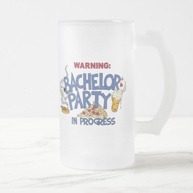 Bachelor party beer mug (Right)
