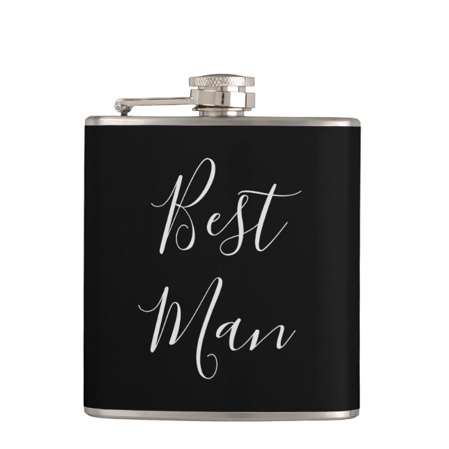 Bachelor Party Best Man Flask (Front)