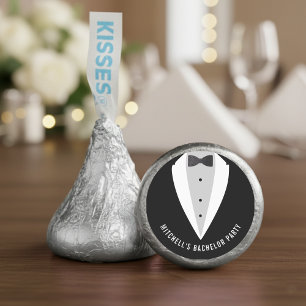 Bachelor Party Black Suit & Bowtie Hershey®'s Kisses®