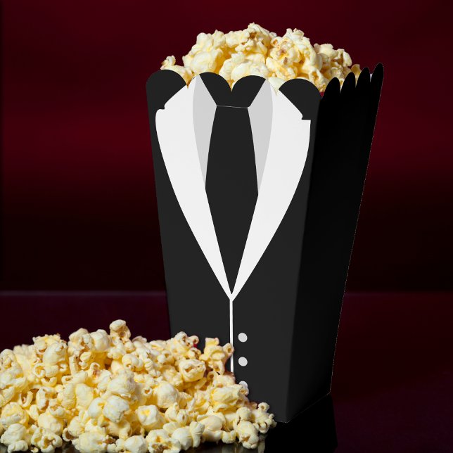 Bachelor Party Black Suit & Tie Favor Boxes (Creator Uploaded)