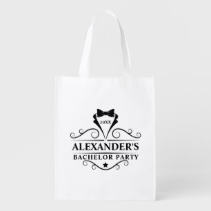 Bachelor Party Black Tie Favor Gift Bag