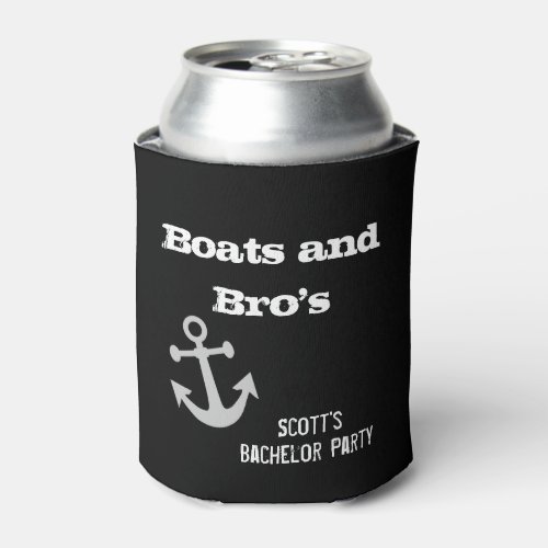 Bachelor Party Boats and Bros Boating Lake Can Cooler