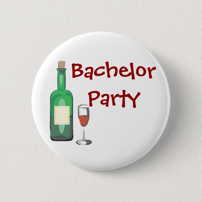 Bachelor Party Button (Front)
