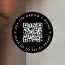 Bachelor Party Buy The Groom A Drink QR Code Black Window Cling