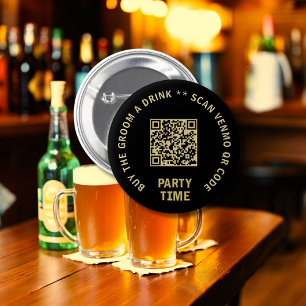 Bachelor Party Buy the Groom A Drink Scan Button