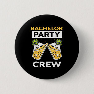 Bachelor Party Crew Bride Groom Team _1 Button