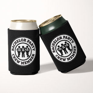 Bachelor Party Crew Member Favors Can Cooler