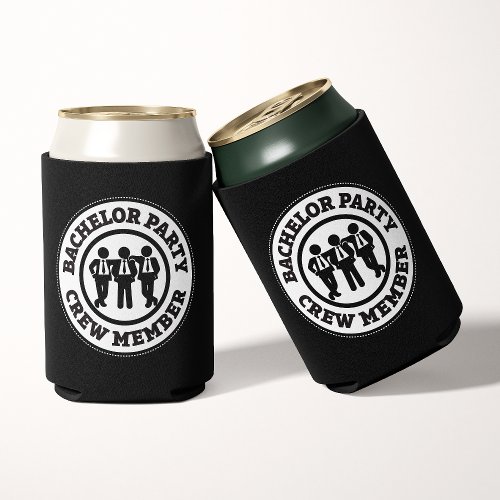 Bachelor Party Crew Member Favors Can Cooler