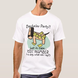 Bachelor Party Dog T-shirts and Gifts