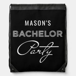 Bachelor Party Drawstring Backpack