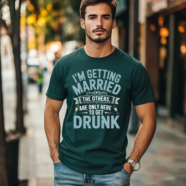 Bachelor Party Drinking Team Groom Design T-Shirt (Creator Uploaded)