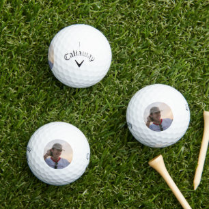 Bachelor Party Favor Custom Golf Groom Face Photo Balls