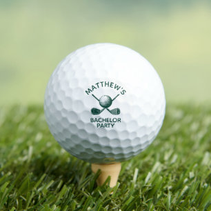 Bachelor Party Favors with Custom Name Golf Balls