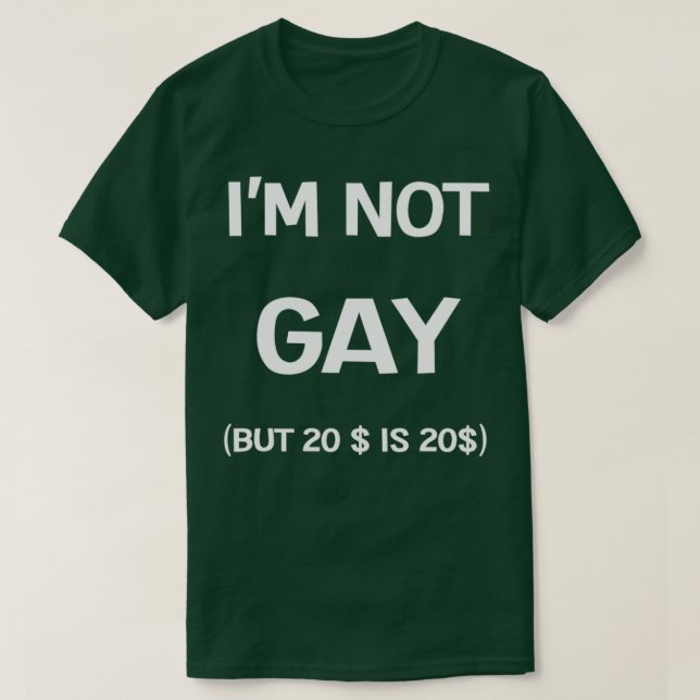 bachelor party gay funny party gift money T-Shirt (Design Front)