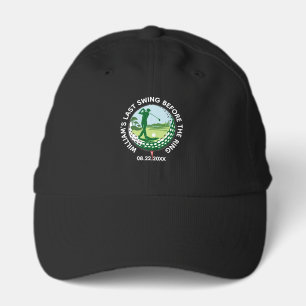 Bachelor Party Golfer Name Last Swing Golf Performance Cap